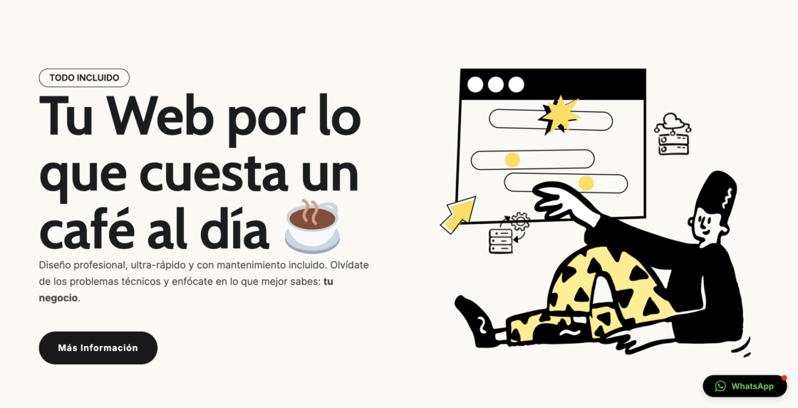 Landing Page for Website Designer Agency